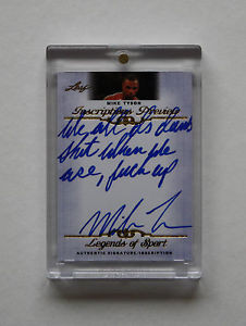 ... LEAF-INSCRIPTIONS-MIKE-TYSON-SUPER-RARE-AUTO-AUTOGRAPH-HANGOVER-QUOTE