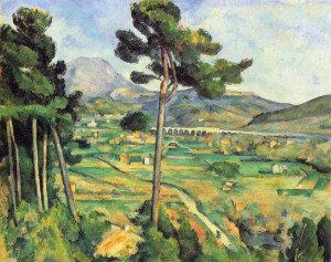 La Montagne Sainte-Victoire vue de Bellevue (1882-1885).