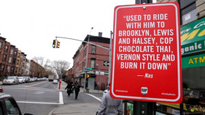 RAP QUOTES” Signs on Original Locations in New York by Jay Shells ...