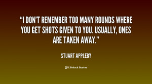 certainly don't think adrenalin coursing through your veins, is ...