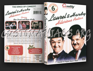 Laurel and Hardy Hilarious Antics dvd cover