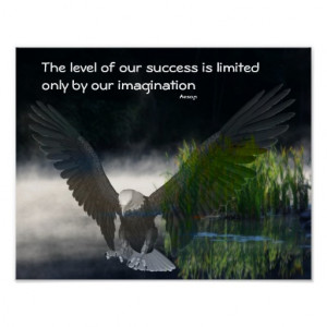 Bald Eagle Success Quote Motivational Poster