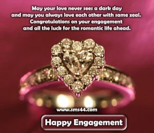 Best Newly Engagement Couple Greetings Quotes