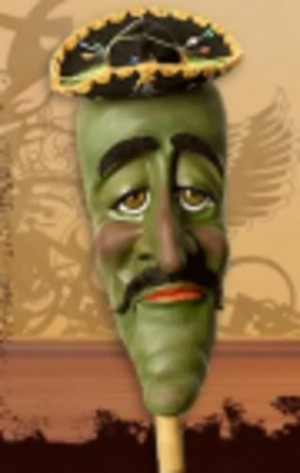 The next doll is Jose Jalapeno on a Stick.