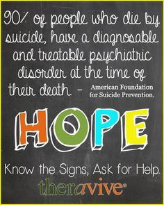 suicide awareness week know more help a teen today more suicide ...