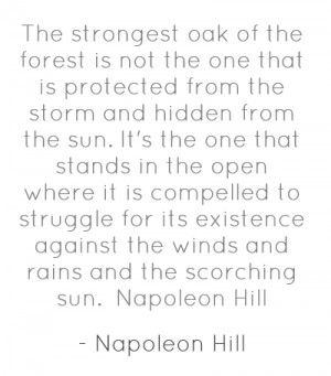 Napoleon Hill Quotes The Strongest