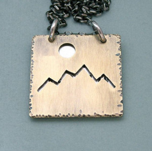 Hiker's Necklace John Muir Quote Hand Stamped by PangaeaDesigns, $75 ...