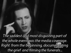 mine quote Black and White Marilyn Manson marilyn media speech Manson ...