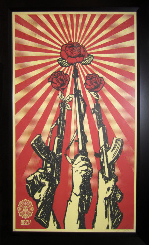 Shepard Fairey - Guns and Roses - 2006