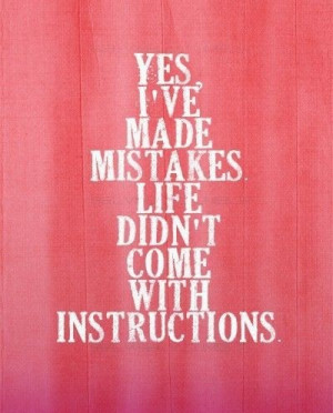 Make mistakes.