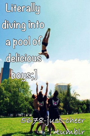 Why I wish I had been small enough to be a flyer. #cheerleading #flyer