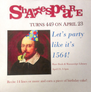 Shakespeare Birthday