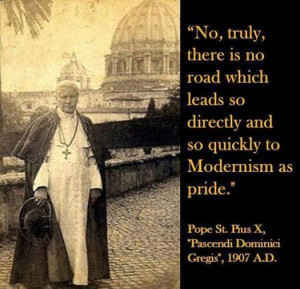 Pius X Meme Modernism Pride