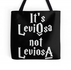 It's Not Leviosa, Its Leviosa White Ink - Harry Potter Quote Shirt ...