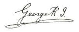 Signature of King George V