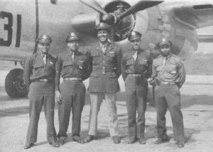 to R Bomber Pilots Lts. R. Highbaugh, Sam Lynn, Daniel 