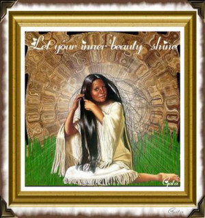 native american let your inner beauty shine