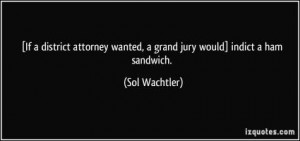 District Attorney quote