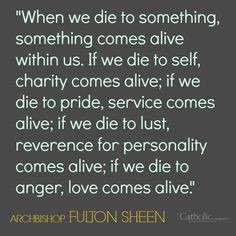 Seasons, Catholic Saint Quotes, Aspiration Quotes, Fulton Sheen Quotes ...