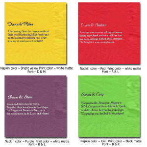 funny napkin quotations these napkins lighten the mood of your event ...