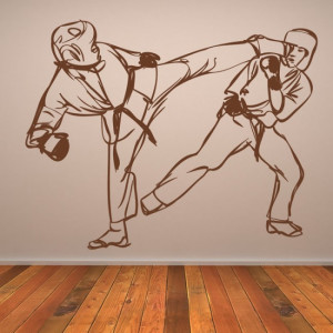 Home / Karate Kick Wall Sticker Martial Arts Wall Art