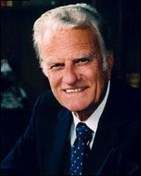 comforting quote from Billy Graham: God will provide us with ...
