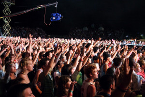 Audience at concert picture