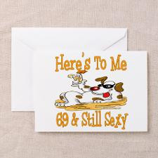 Cheers on 69th Greeting Cards (Pk of 20) for
