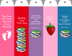 Bookmarks with Quotes Printable Crafts