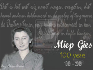 Miep Gies 1909-2009 by Charlieee23
