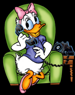 Daisy Duck Cartoon Sketch