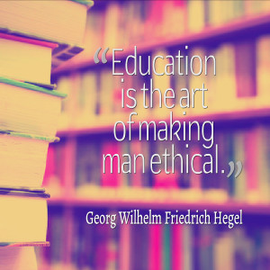 ... . To generalize means to think.” ~ Georg Wilhelm Friedrich Hegel