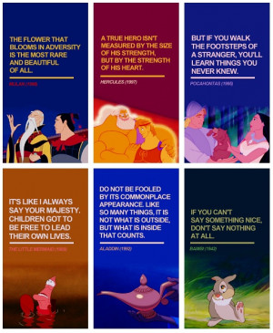 Disney Quotes Mulan, Hercules, Pocahontas, The Little Mermaid, Aladdin ...