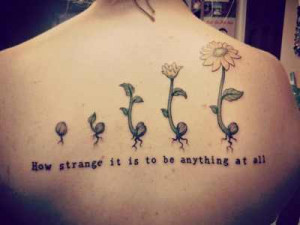 creative quote tattoo design