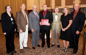 Leslie H. Wexner with Justin Rismiller