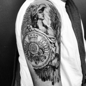 Aztec Warrior Tattoo Man...