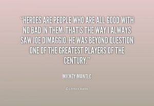 Mickey Mantle Quotes Quote