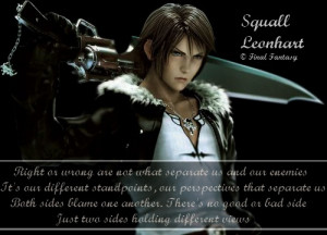 Squall Final Fantasy Quotes