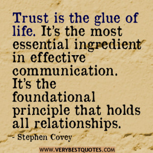relationship quotes trust quotes stephen covey quotes