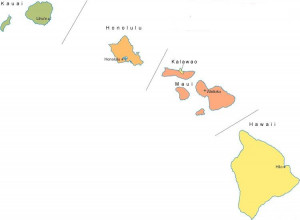 Hawaii State Map