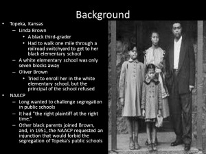 Linda Brown vs Board Education