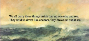 anchor, bmth, bring me the horizon, ocean, sea, text, typography ...