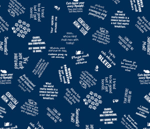 Sarcastic cat sayings fabric by hannafate on Spoonflower - custom ...