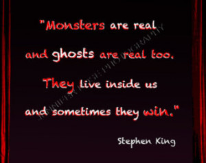 Stephen King Quote Art 4x6 Sized Print Black Matte Board Frame ...