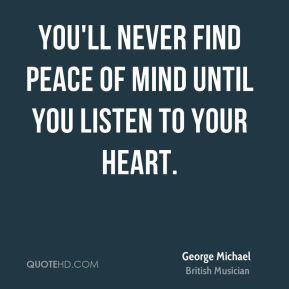 George Michael - You'll never find peace of mind until you listen to ...