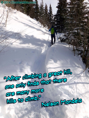 Inspirational Quotes: Hills to Climb