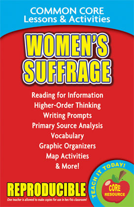 Women's Suffrage and the 19th Amendment – Common Core Lessons ...