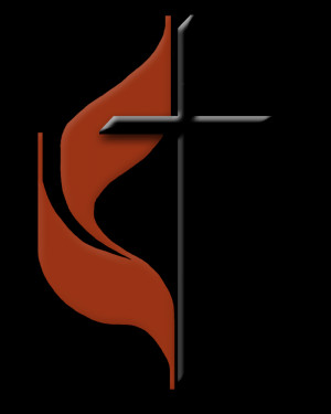 United Methodist Church Logo Flame and Cross