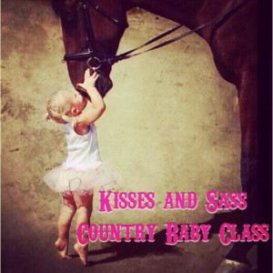 www.ClassyCountryStore.com country babies love horses