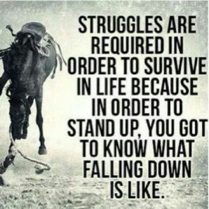 Struggles are Required for Survival in Life